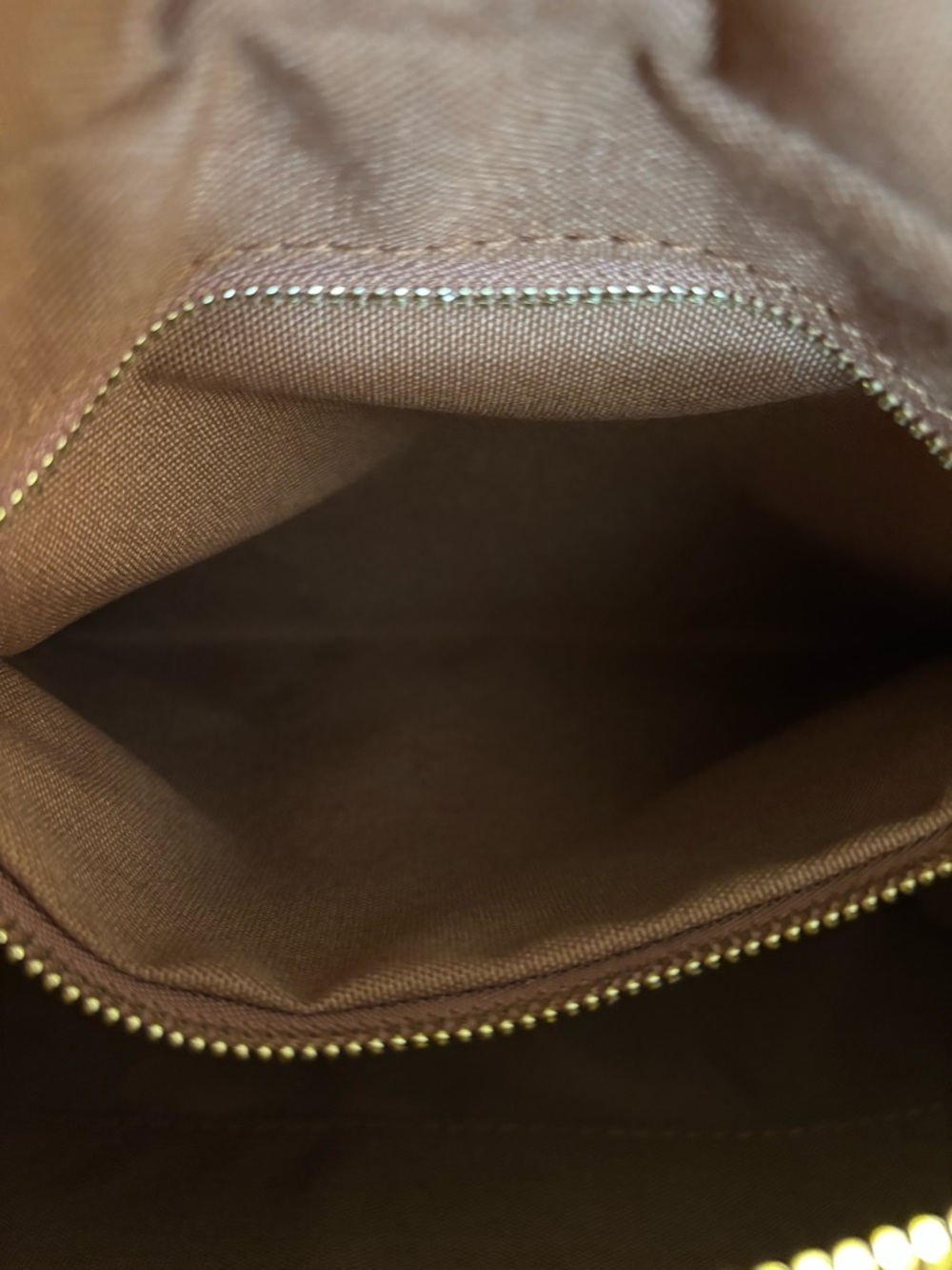 Brown Quilted Suede Top-Handle Satchel with Patent CC Logo - Picture 5 of 9
